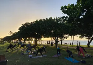 Sunset Yoga Flow at Magic Island