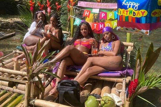 Bamboo Rafting and Limestone Foot Massage Tour