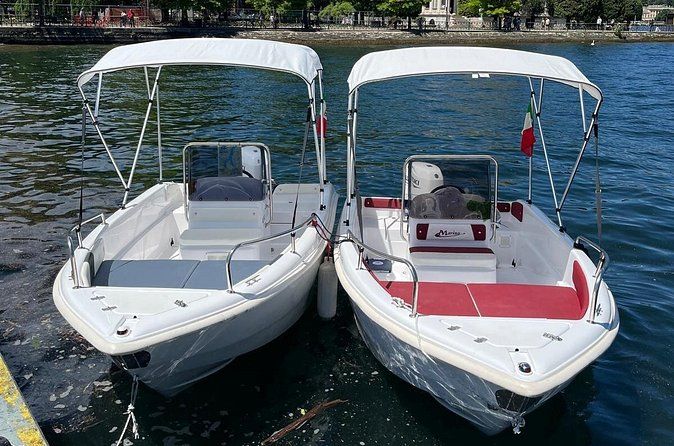 Self Drive Boat Rental License Free in Lake Como