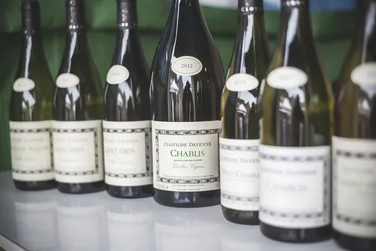 Clotilde Davenne wine and cheese pairing tasting in Chablis