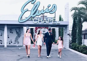 Wedding Renewal Experience in Las Vegas at Elvis Chapel