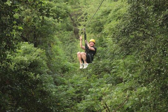 3 Zipline Adventure with Waikiki Transportation