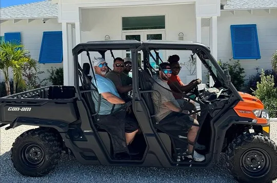 Exuma,Bahamas: 6 Seater Buggy/Jeep Rental with Bluetooth speakers