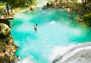Blue Hole and Beach from Cruise ship Ports or Hotels in Ocho Rios