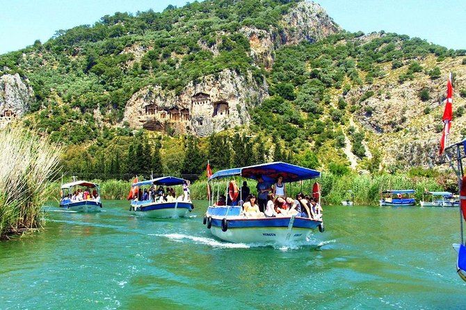 Classic Dalyan River Cruise, Rock Tombs, Mud Bath & Iztuzu Beach