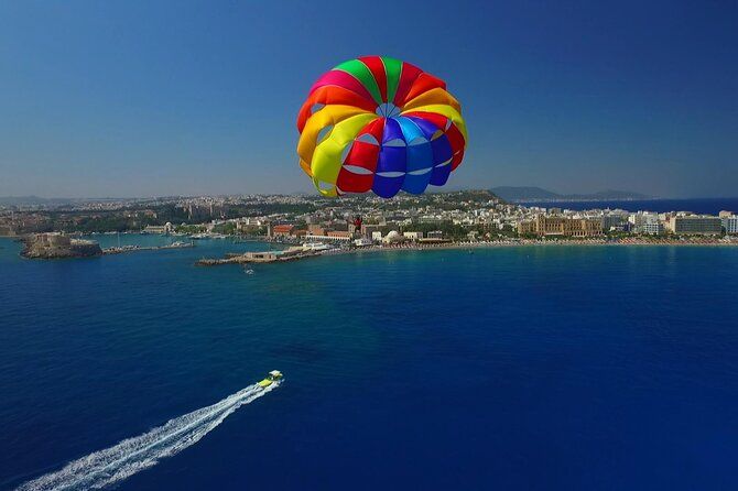 Private Parasailing at Rhodes Elli Beach