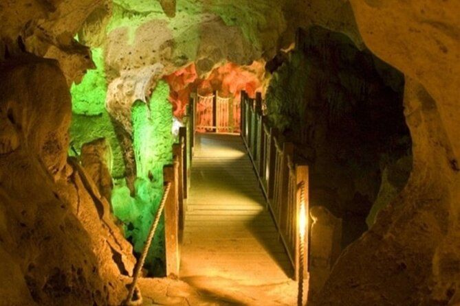 Dunn River falls and green grotto cave fun activities.