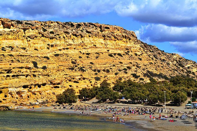 From Chania: Matala Hippie Vibes & Lake Escape Private Tour