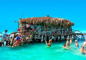 Floyd's Pelican Bar in Caribbean Sea