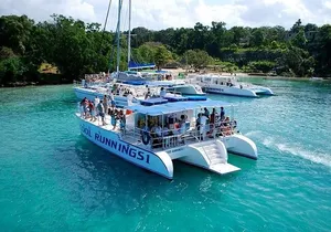 Dunn's River Falls Party Cruise, Blue Hole with Snorkeling, free beverages