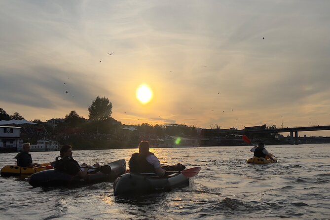Packrafting / Kayaking Vistula River, Warsaw