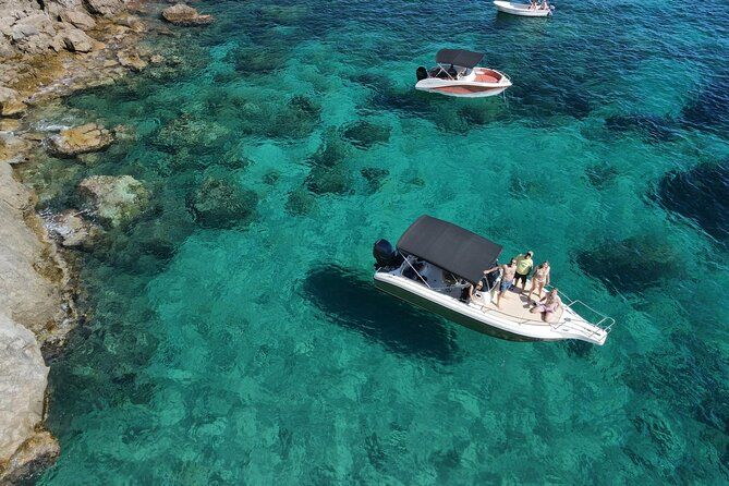 Blue and Green Caves Boat Tour from Dubrovnik with Šunj Beach