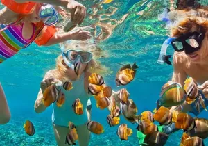 Customize Snorkeling with Option shopping Lunch & Stop local food