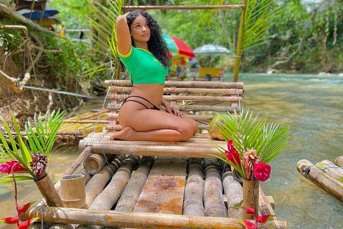 Bamboo Rafting, Horseback Ride,Dunns River Falls & Zipline Combo