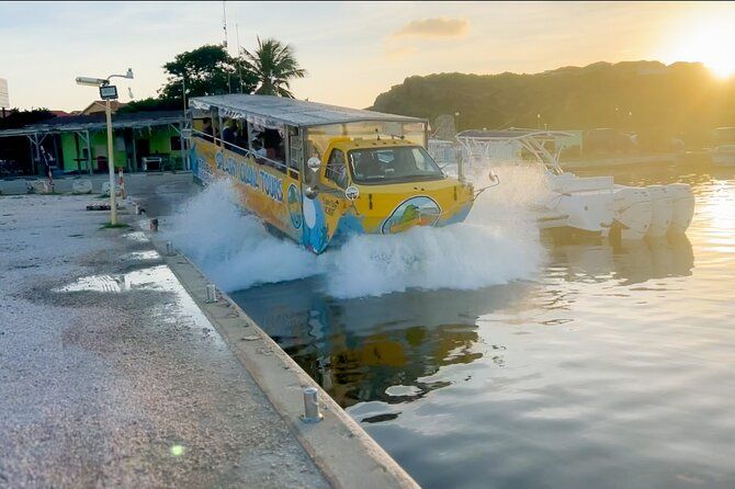Bus That Drives Into the Ocean Unique Curaçao Amphibious Tour