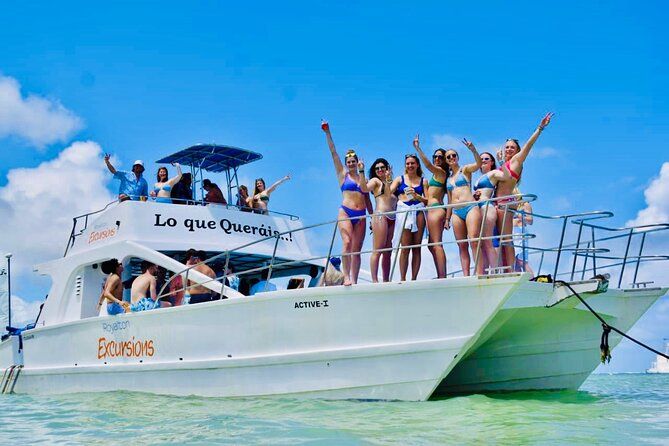 Private Catamaran Cruise with Slide & unlimited drinks