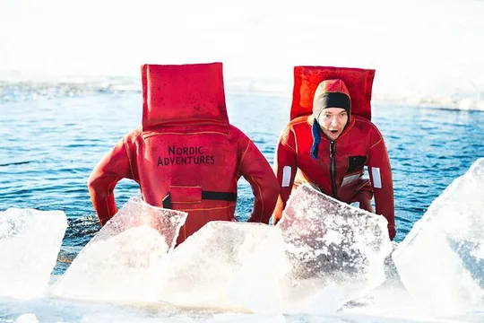 Daytime Arctic Ice-Floating in Rovaniemi, Small-Group