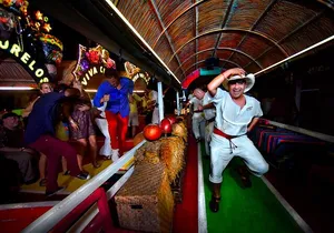 Xoximilco party in Cancun