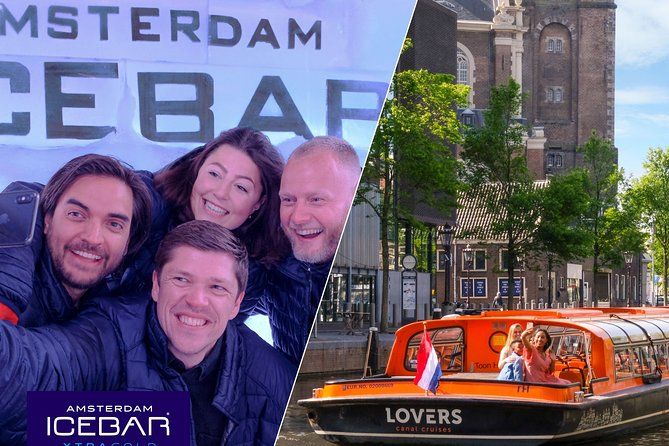 Combo Ticket: Xtracold Icebar Amsterdam and 1-Hour Canal Cruise