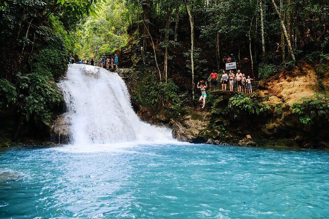 Blue Hole and Dunn's River Falls with Transportation