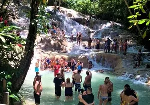 Dunn's River Falls & Jungle River Tubing Adventure Tour from Montego Bay