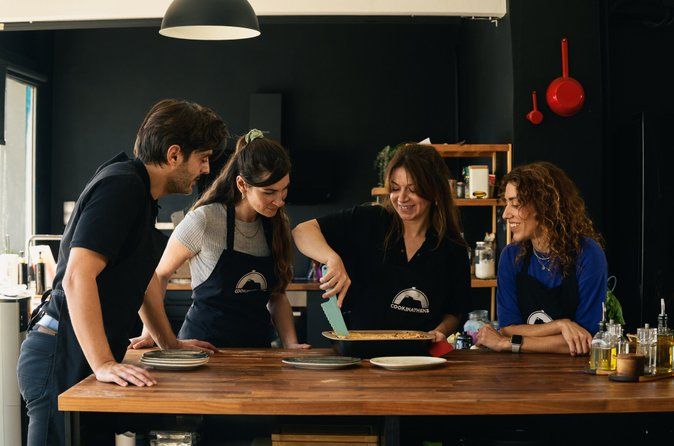 Greek Meze Cooking Class in Athens with Wine & Acropolis View