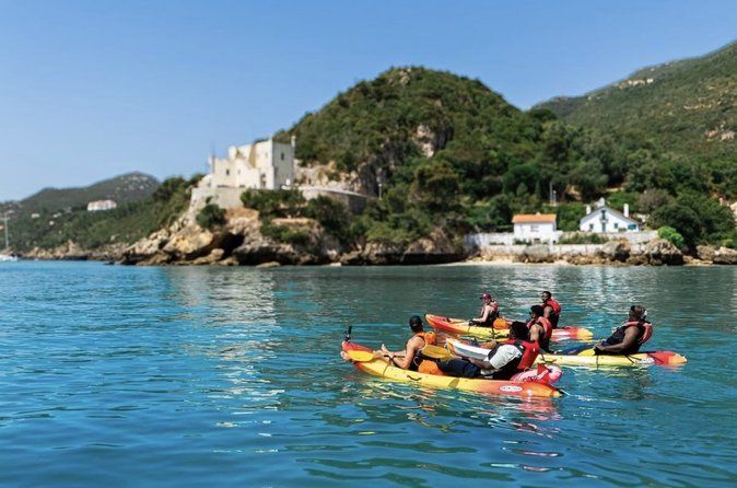 Lisbon : Arrábida Kayak & Wild Beach Snorkeling/Pick-Up Option