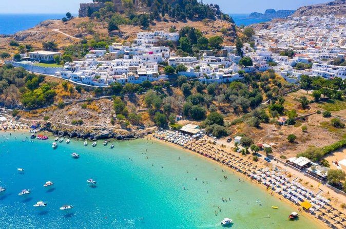 Lindos Small-Group Minibus Tour & Swimming at St. Paul’s Bay