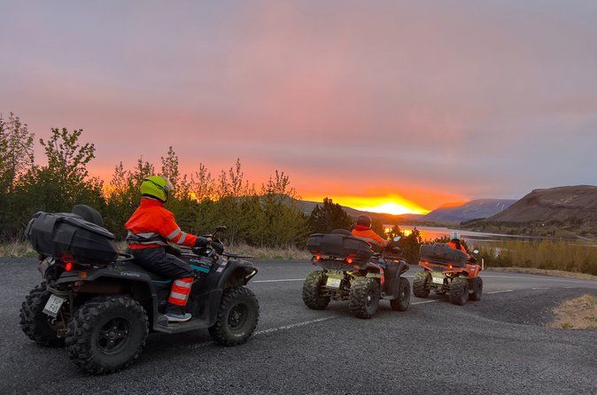 Midnight Sun ATV Adventure with transfer from Reykjavik