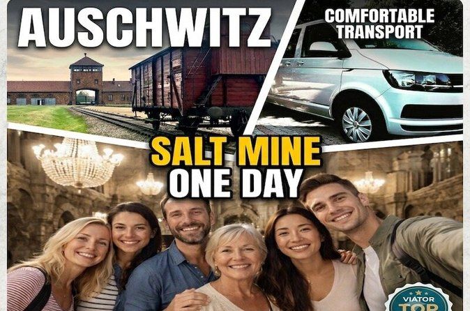 Auschwitz & Salt Mine 1 Day - Hotel Pickup -Skip The Line Tickets