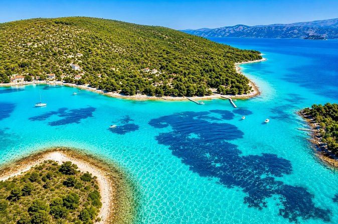 Private Boat Tour Half-Day, Blue Lagoon & 2 islands From Split