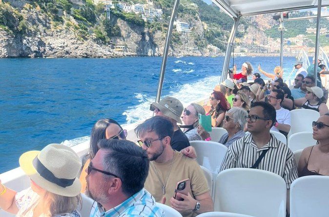 Sorrento, Positano & Amalfi Bus Tour & Boat from Naples