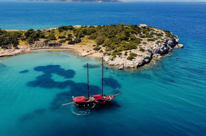 Athens cruise: Agistri, Moni/Metopi, Aegina with lunch & drinks