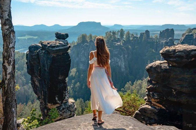 Bastei Bridge, Pravcicka Gate & Narnia Rocks Tour from Prague