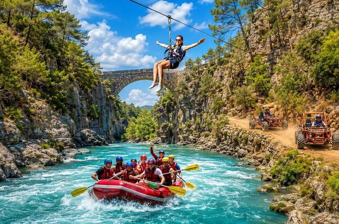 River Rafting with Lunch & Roundtrip transfer from Alanya