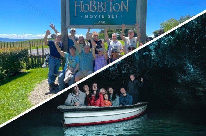 Hobbiton & Waitomo Caves Day Tour with Lunch from Auckland