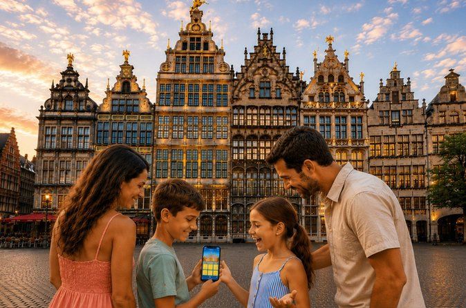 Antwerp Scavenger Hunt & Highlights Self-Guided Walking Tour