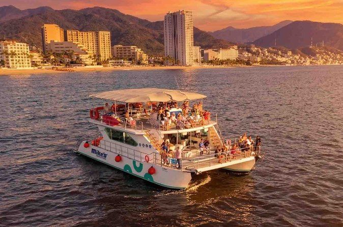 Puerto Vallarta Sunset Catamaran with Open Bar & Saxophone