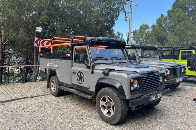 3in1: Night Jeep Safari & Boat Tour & Dinner from Alanya