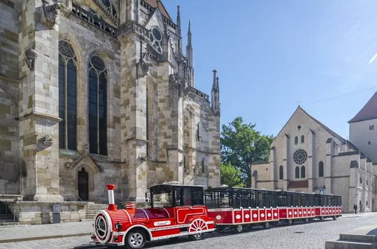 City tour through Regensburg with the little train