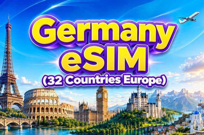 eSIM for Germany and 32 European Countries