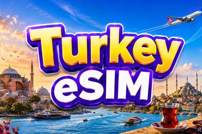 Turkey eSIM | 3-30 days | Daily data | QR code