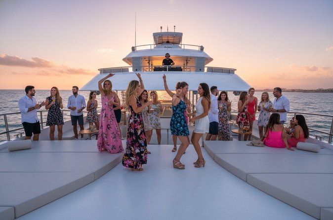 Multimillion Yacht Cabo Cruise Sunset or Snorkel Optional PICKUP!