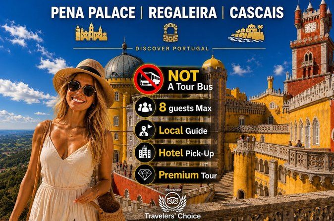 Sintra, Pena Palace, Cabo da Roca & Cascais Small-Group Tour