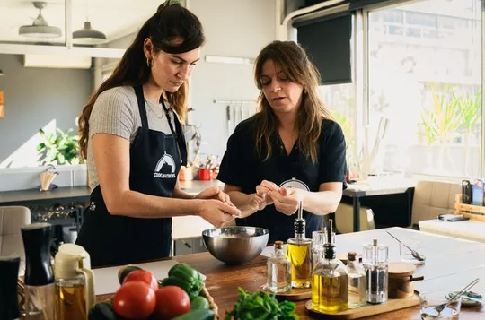 Hands-on Greek Cooking Class in Athens with Acropolis View & Meal