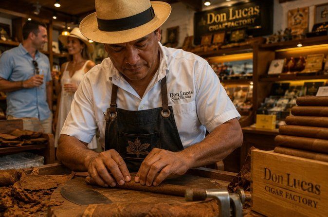 Don Lucas Cigar Factory & Store + Premium Rum Tasting (3 hours)