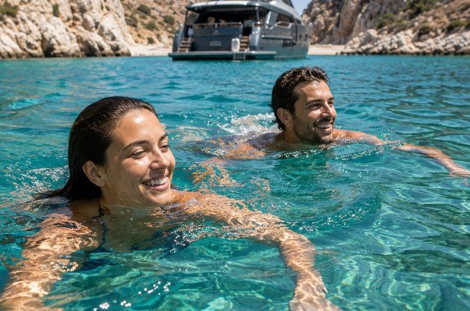 Full-Day Symi & St George's Bay Cruise – Lunch & Transfer Options