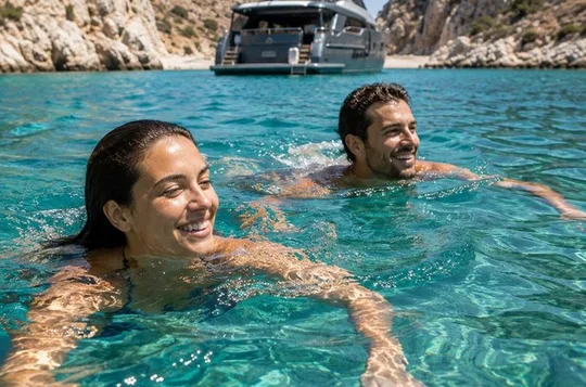 Full-Day Symi & St George's Bay Cruise – Lunch & Transfer Options