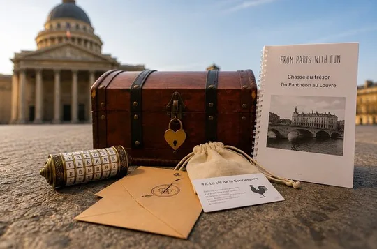 Treasure hunt in central Paris: from the Panthéon to the Louvre
