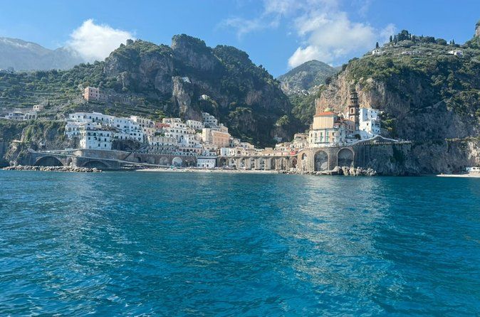 Sorrento, Positano & Amalfi Bus Tour & Boat from Naples